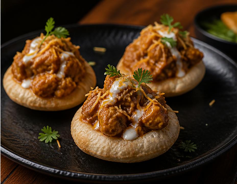 Chicken Chat Puri