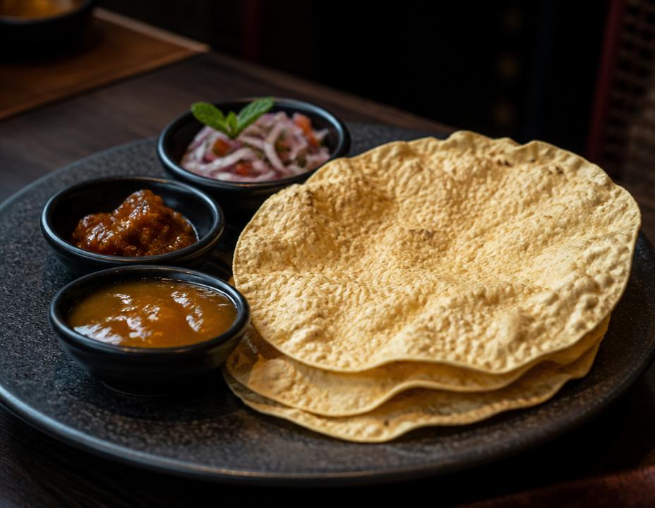 Papadom or Spicy Papadom